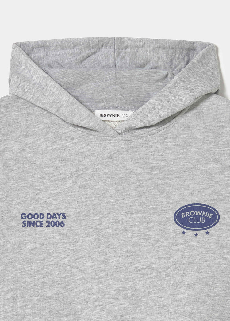 Sudadera capucha print perrito