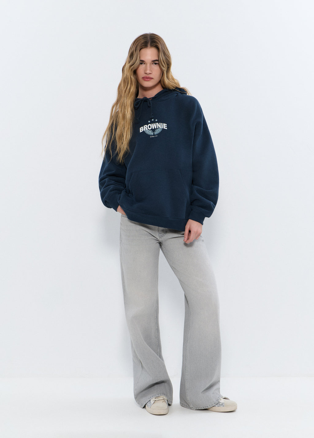Sweat-shirt logo et ailes
