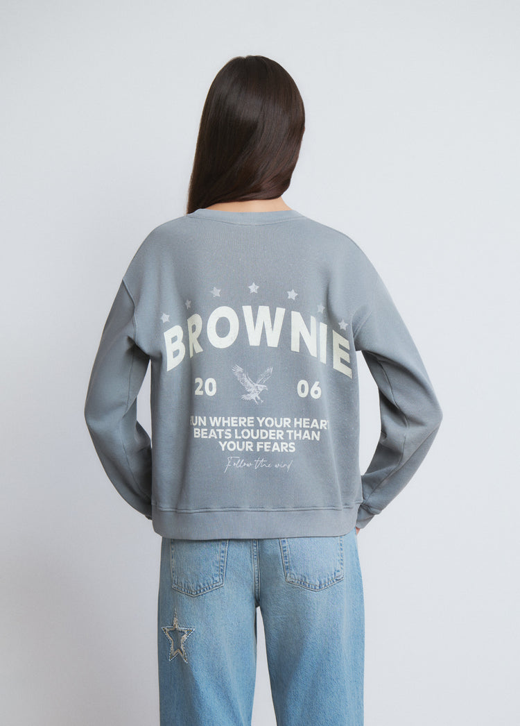 Sudadera logo y estrellas