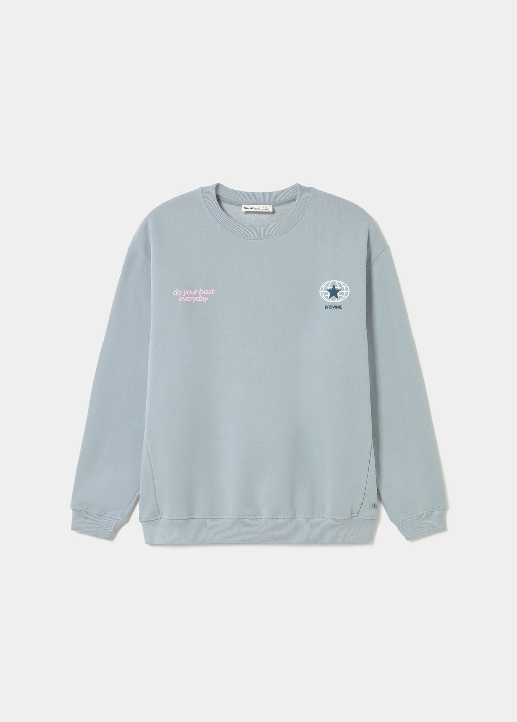 Sweat imprimé dos avec patch