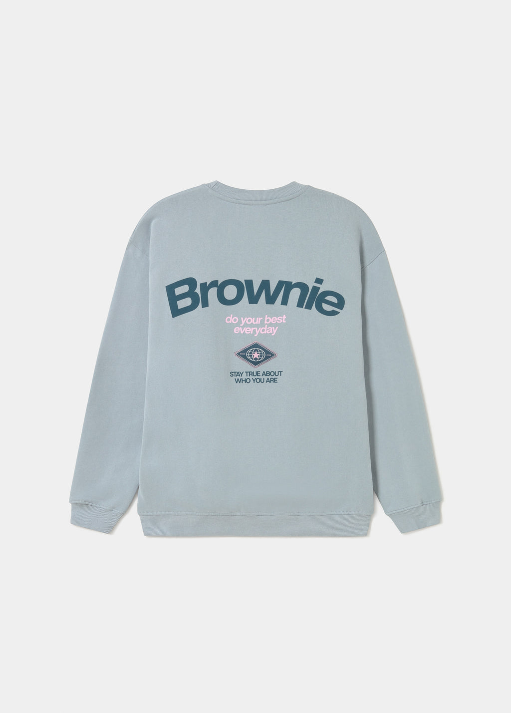 Sweat imprimé dos avec patch
