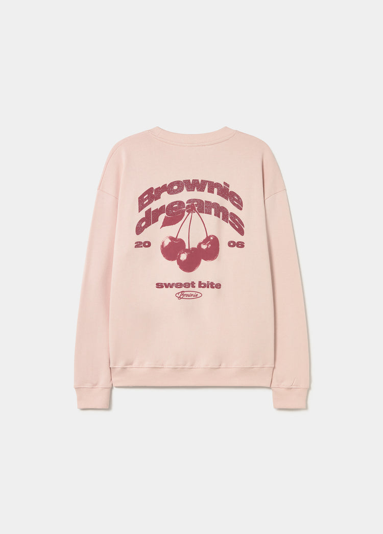 Sudadera print glitter