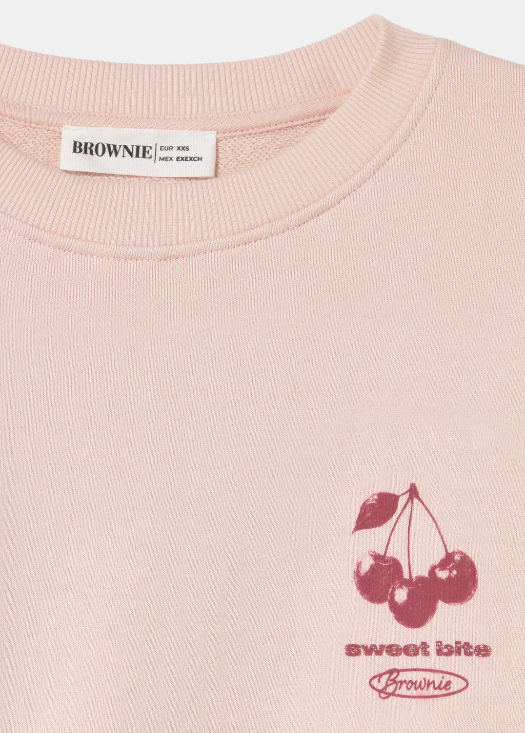 Glitter print sweatshirt