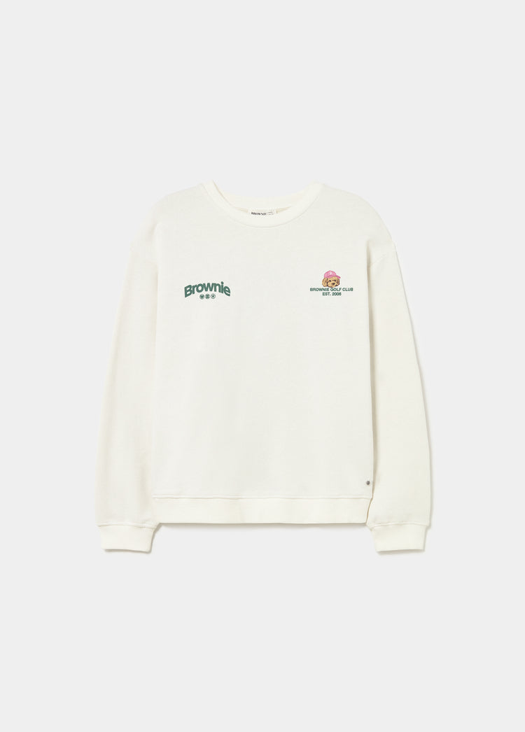 Sweat imprimé chien golf