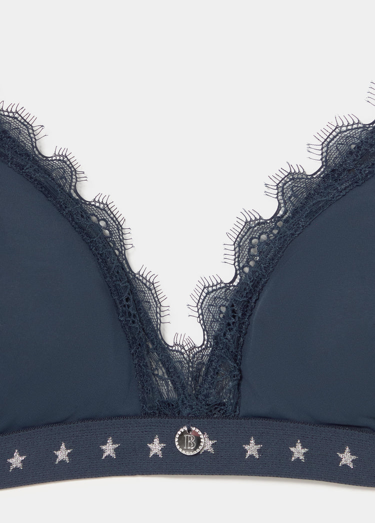 Sujetador goma estrellas