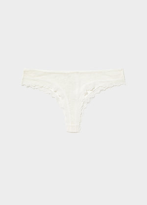 Lace thong