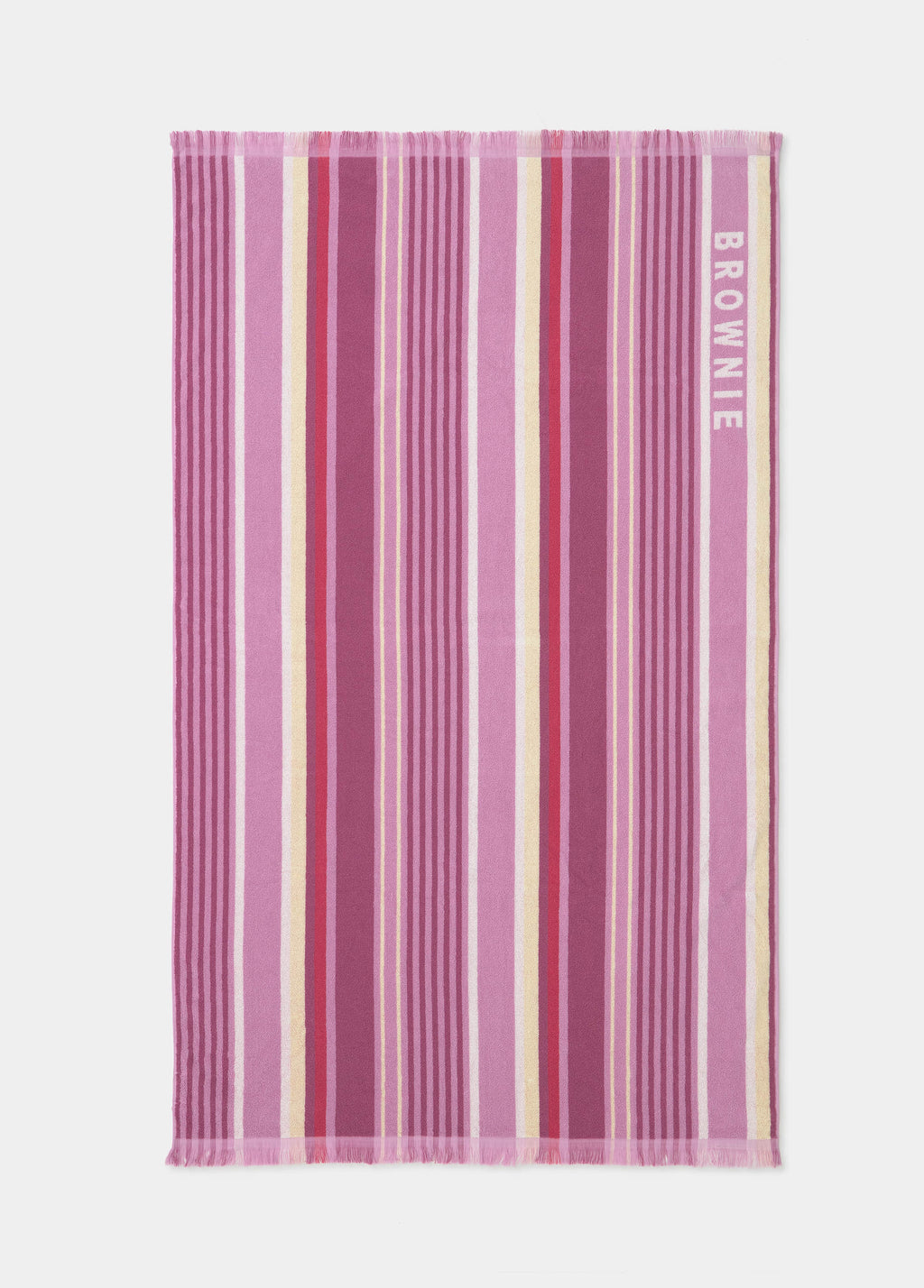 Serviette rayée Brownie