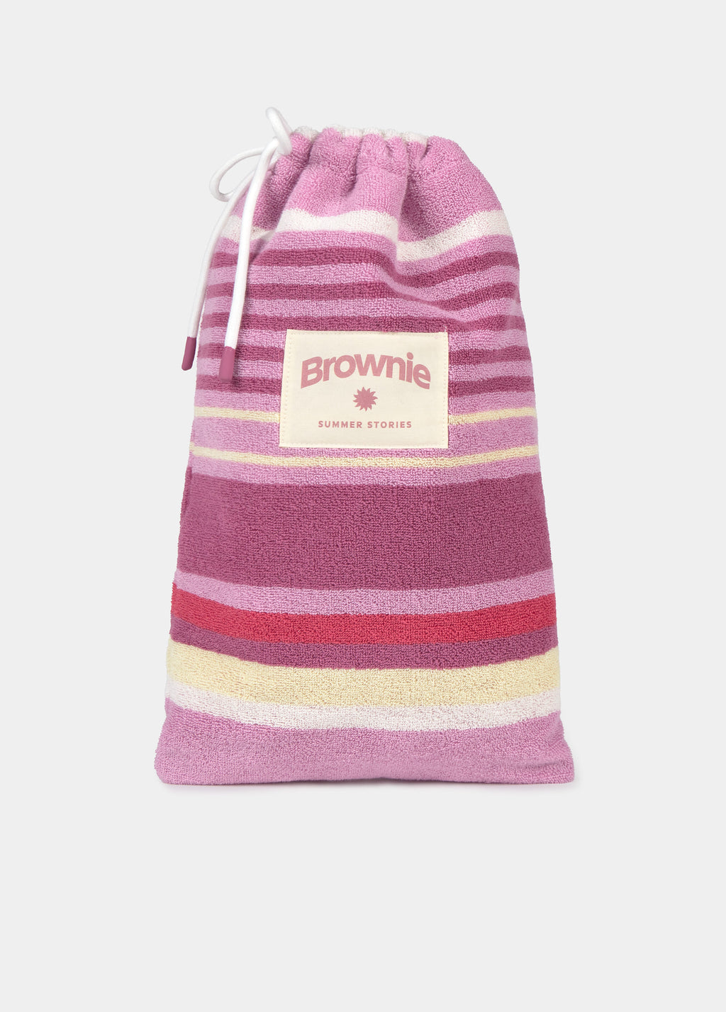Serviette rayée Brownie