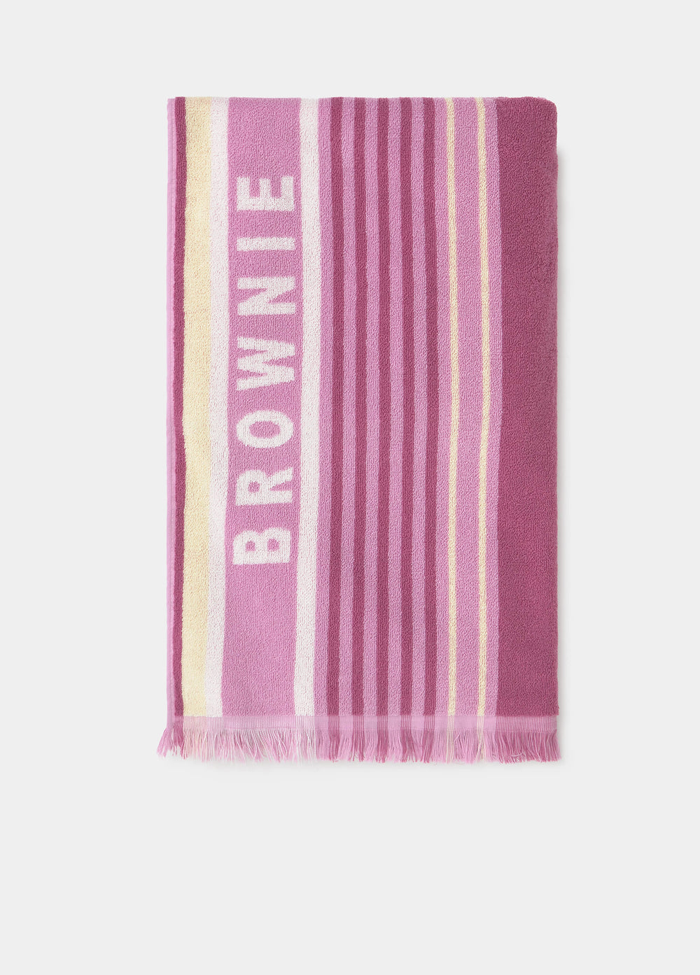 Serviette rayée Brownie