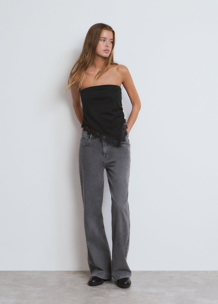 Top bandeau lurex