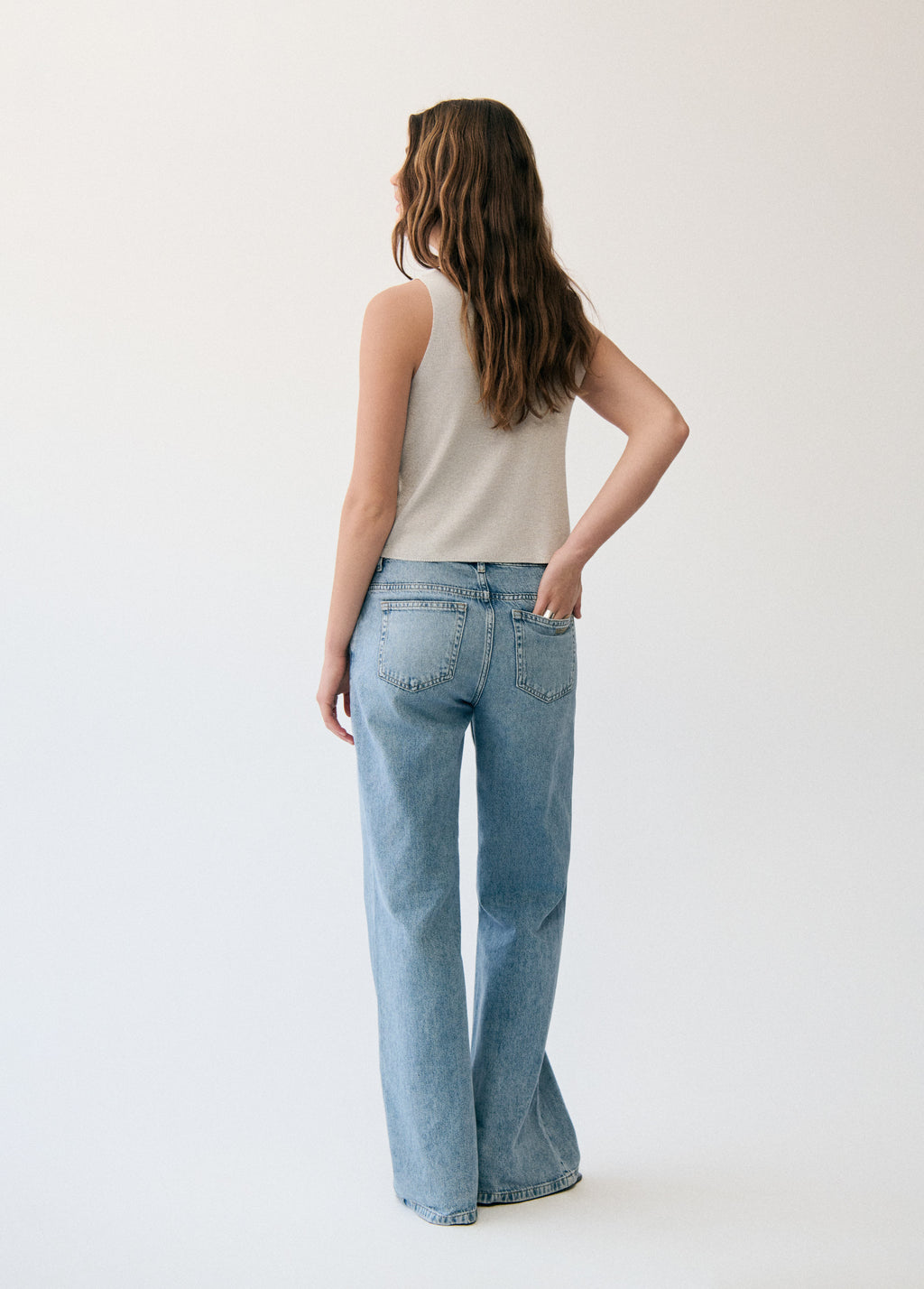 Top gilet à boutons