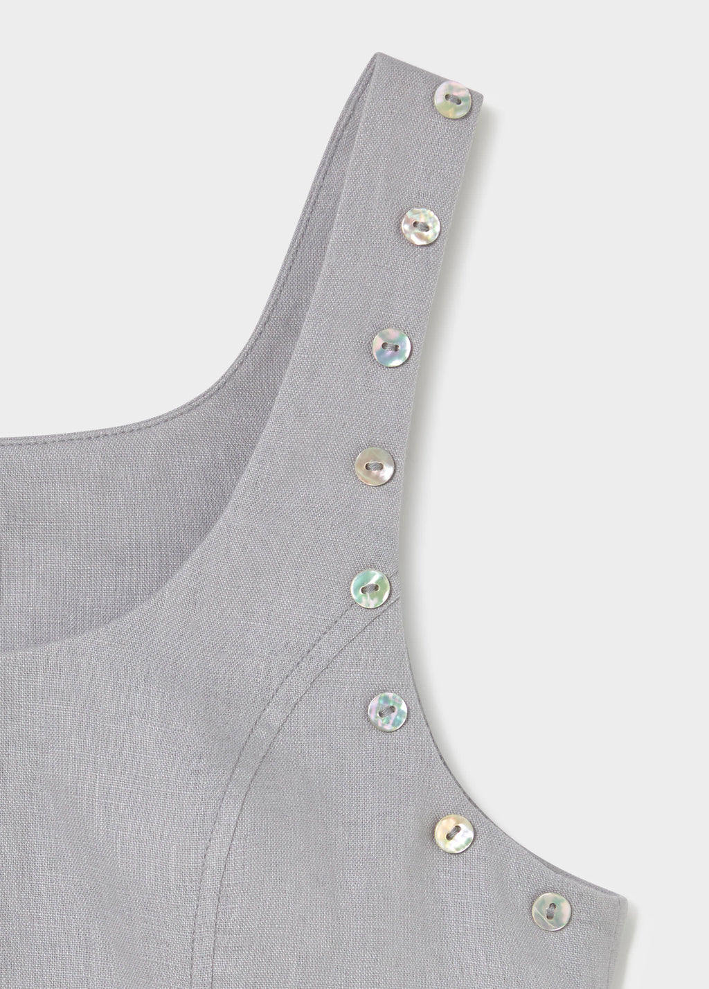 Top lino detalle botones