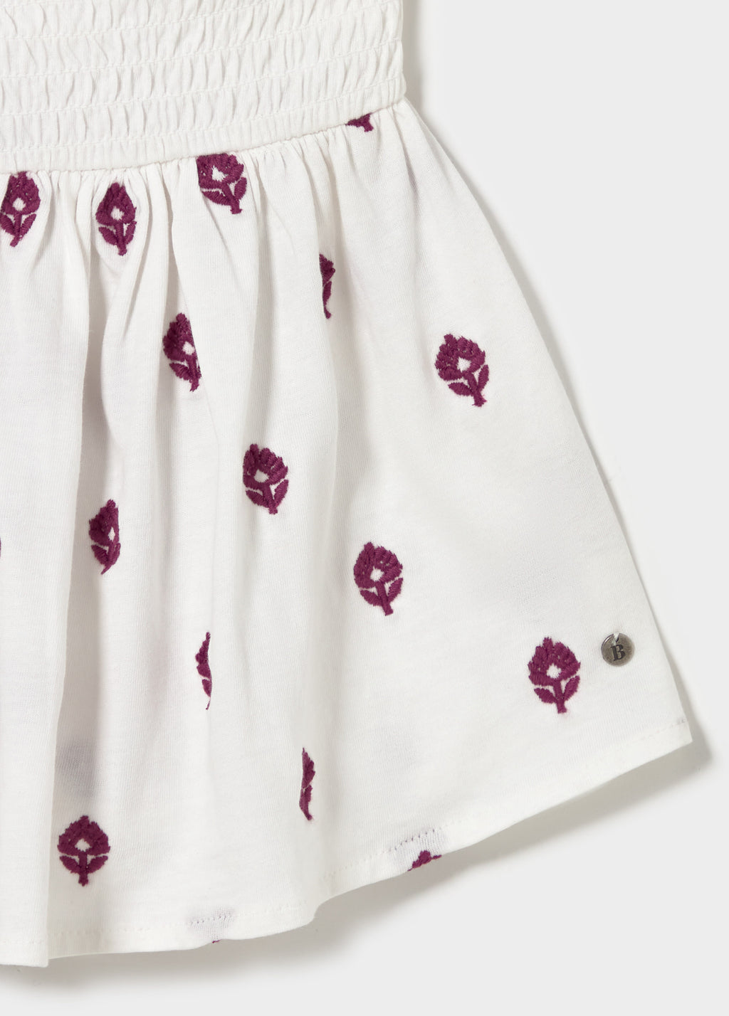 Embroidered halter top