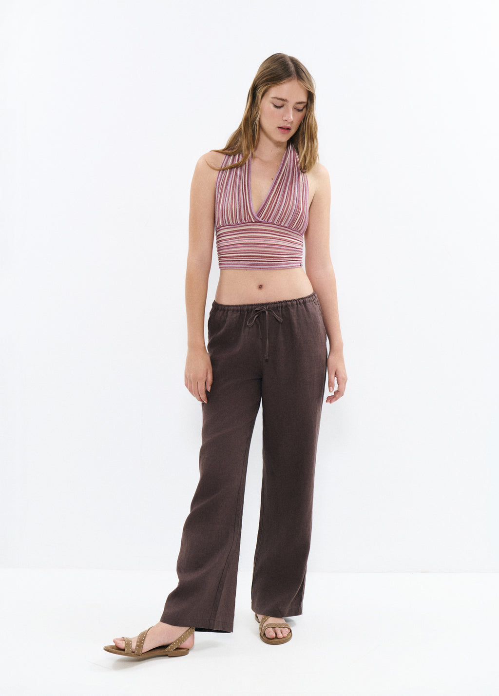Top halter pañuelo