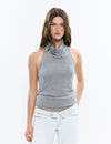 Halter top met strepen