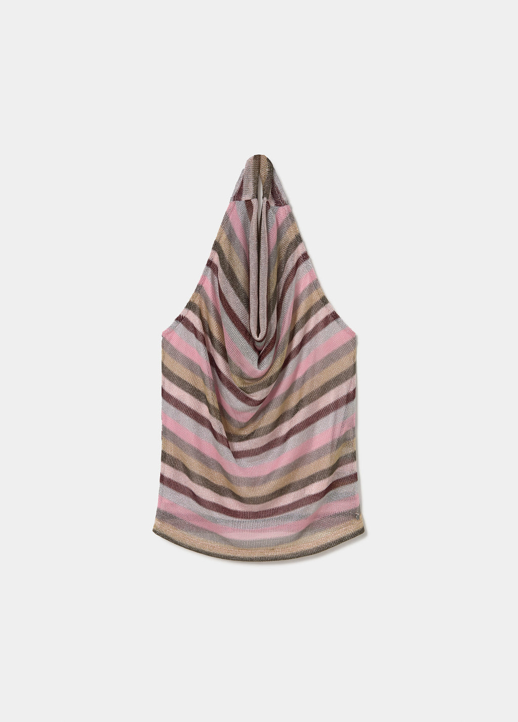 Top halter rayas