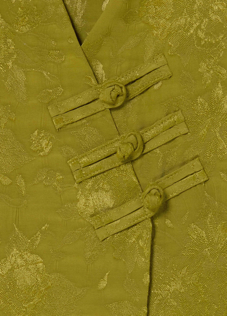 Top jacquard satinado