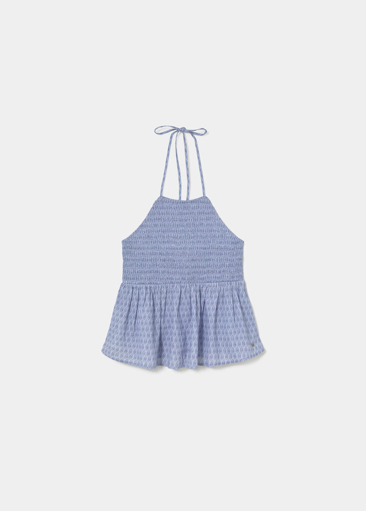 Top smock estampado
