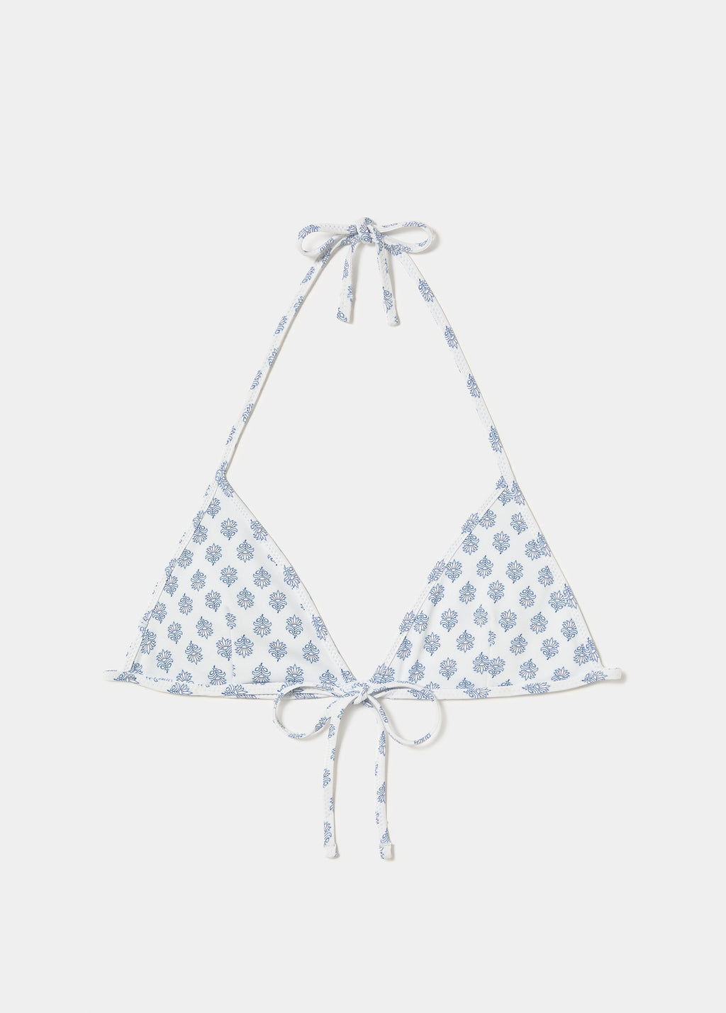 Printed reversible triangle top