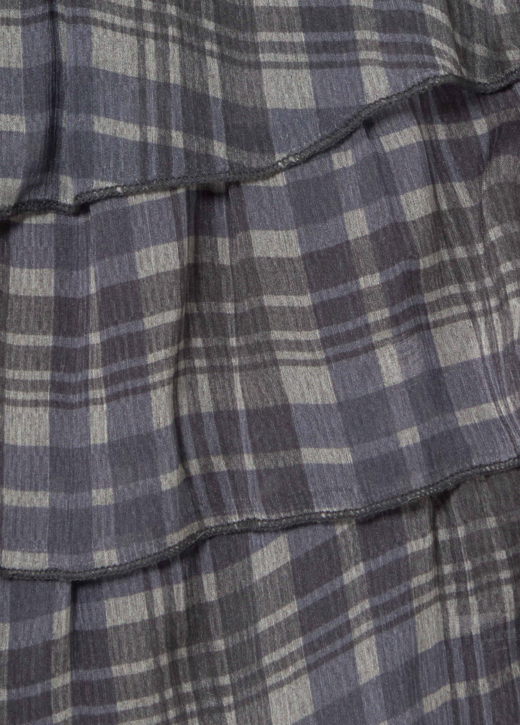 Top volantes estampado