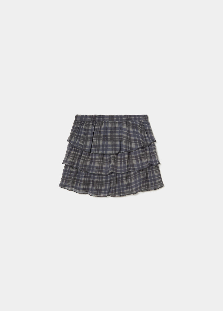 Top volantes estampado