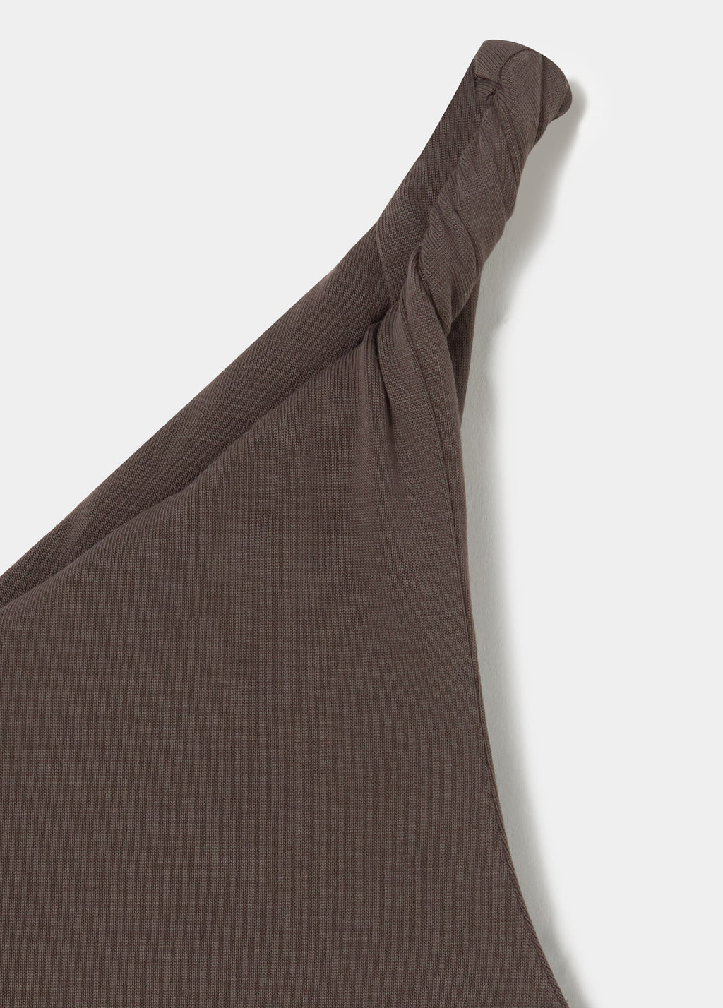 Vestido assimétrico halter