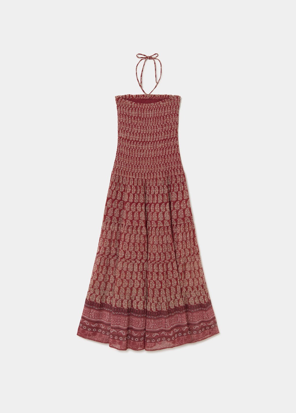 Printed coated dress