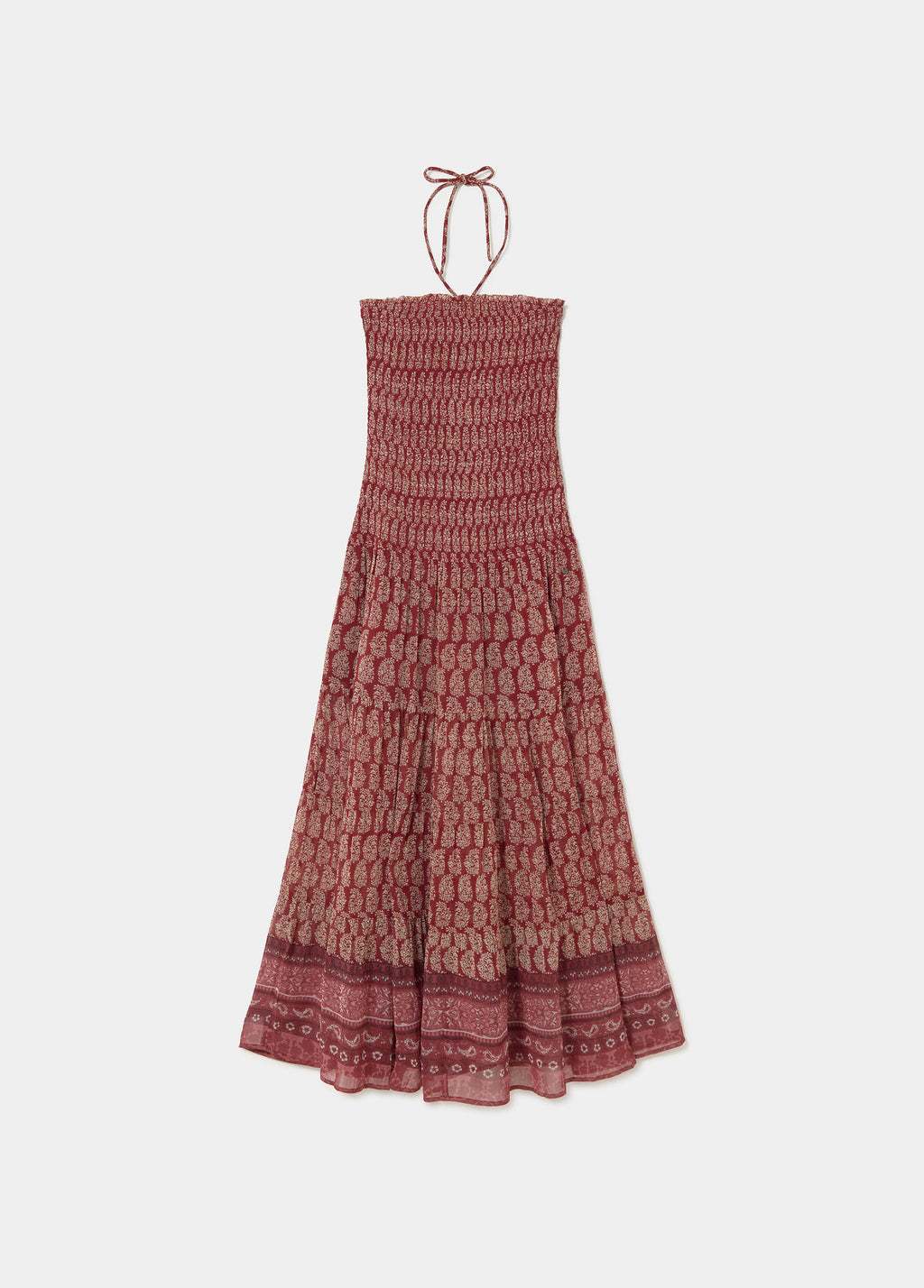 Printed coated dress