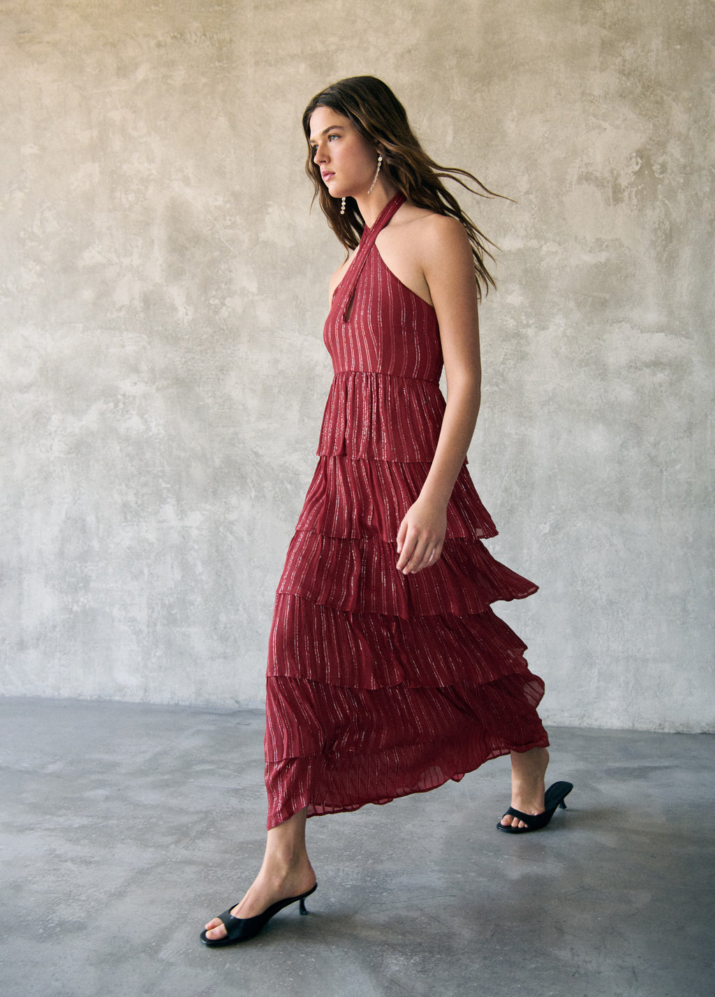 Vestit halter brillantor