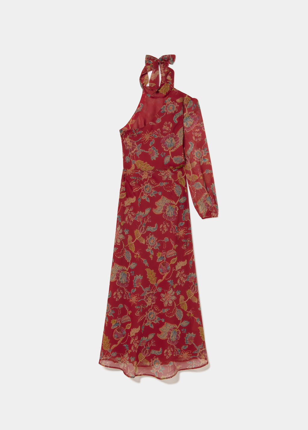 Long printed dress
