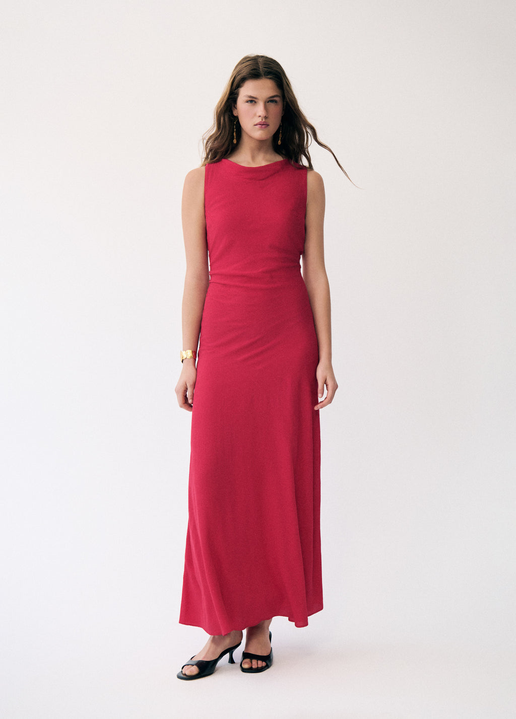 Long jacquard dress