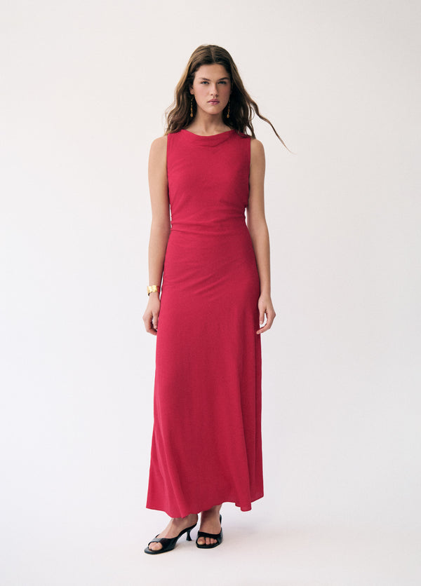 Long jacquard dress