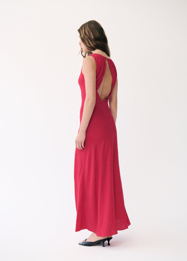 Long jacquard dress
