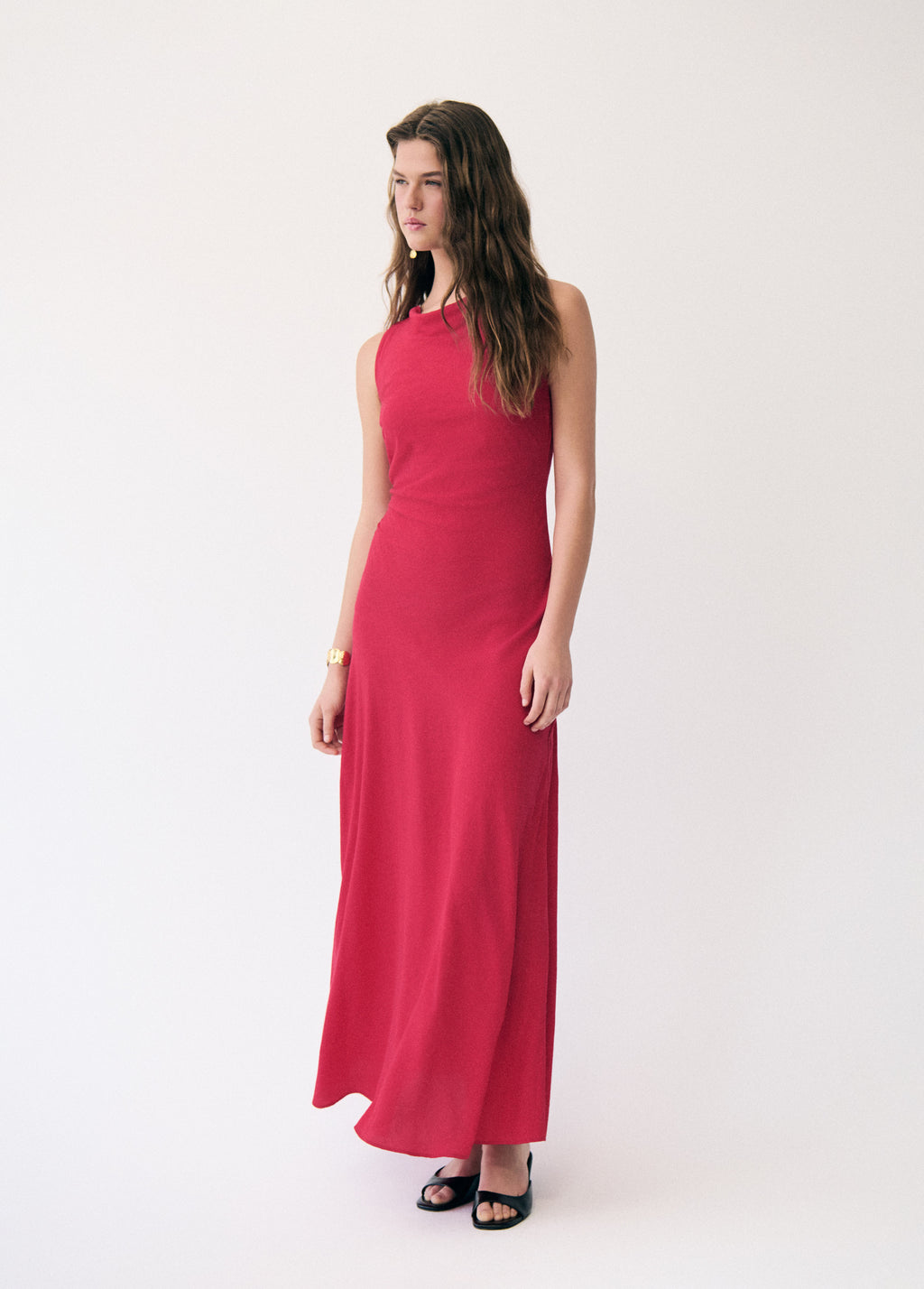 Long jacquard dress