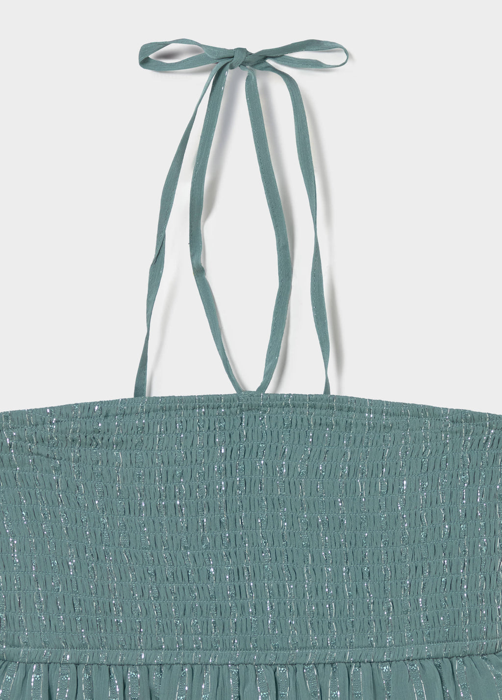 Off-shoulder shiny dress