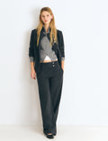 Wide low-rise trousers