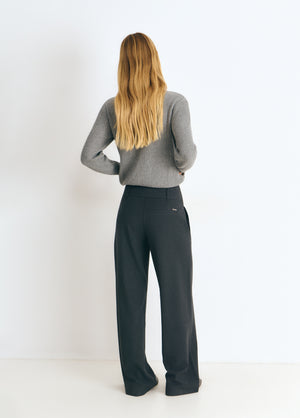 Pantalón bajo cintura ancha
