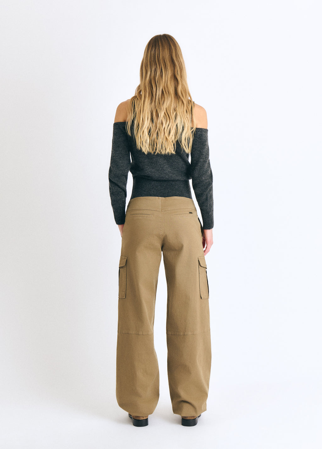 Mid-rise cargo pants