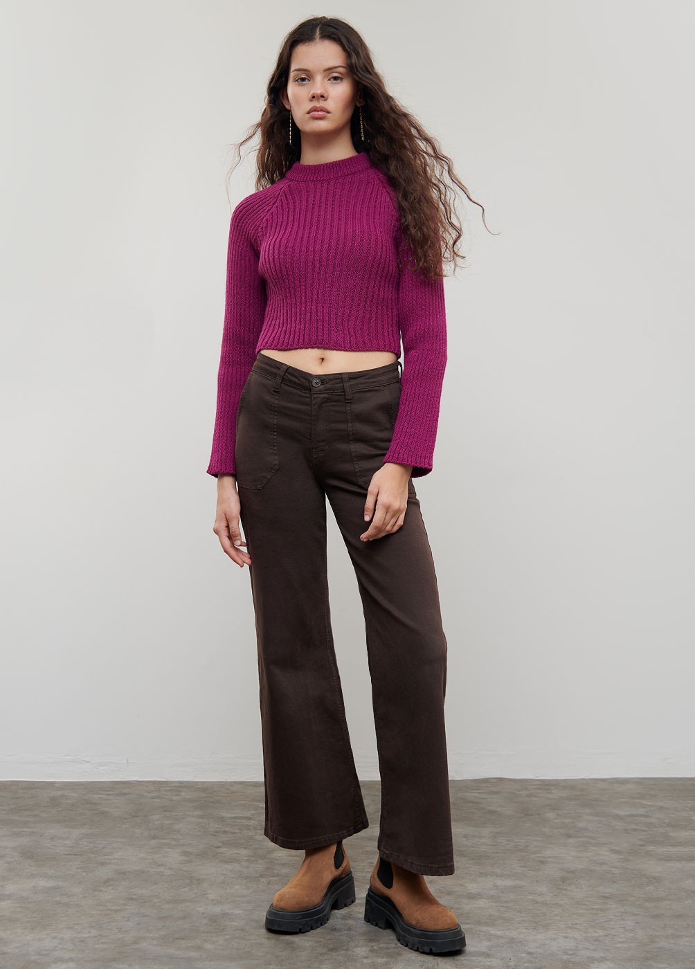 DICKER CROPPED PULLOVER