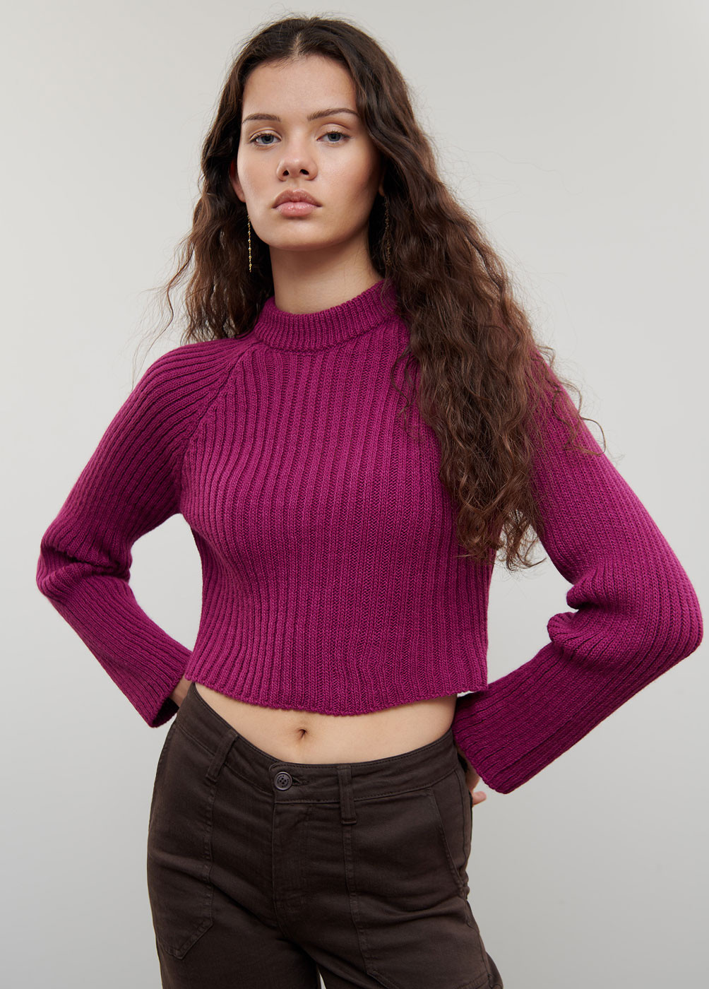 DICKER CROPPED PULLOVER