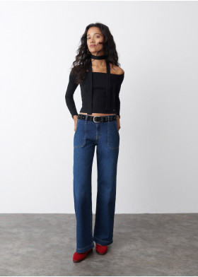 T-SHIRT OFFSHOULDER BINDEBAND