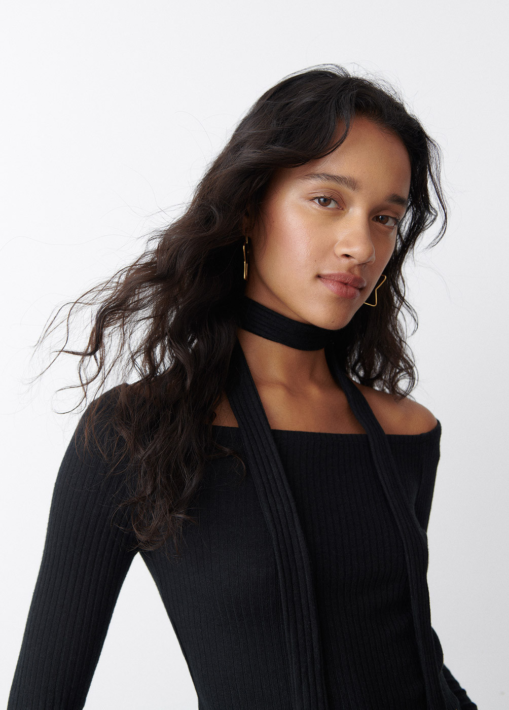 T-SHIRT OFFSHOULDER BINDEBAND