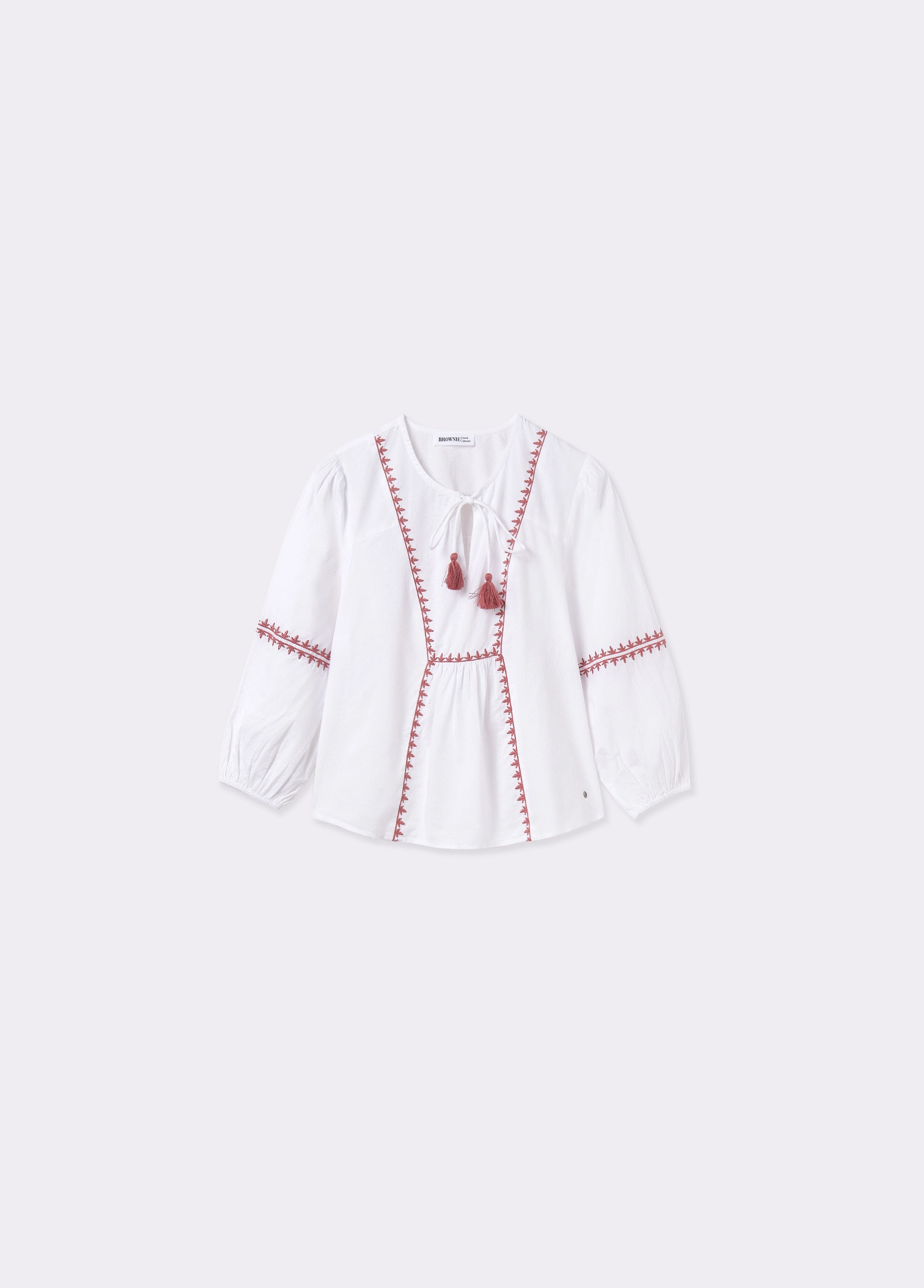 Bluse Stickereidetails