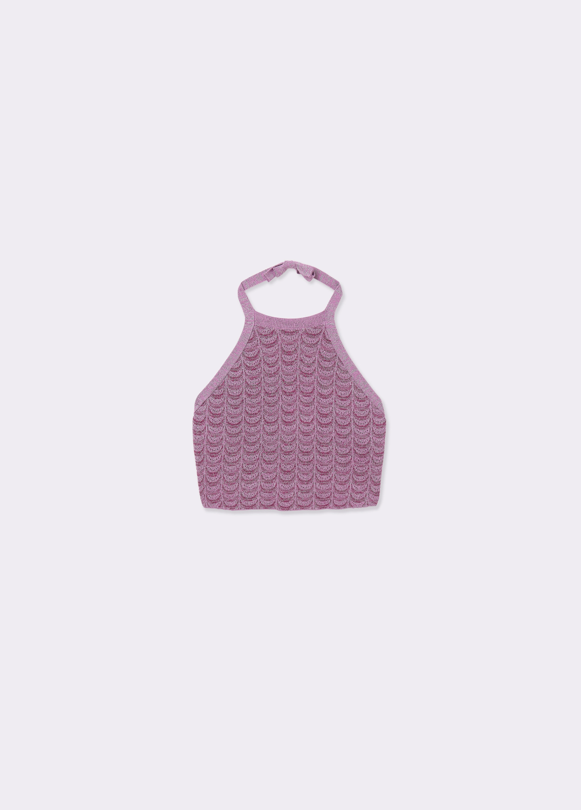 Top halter gebreid