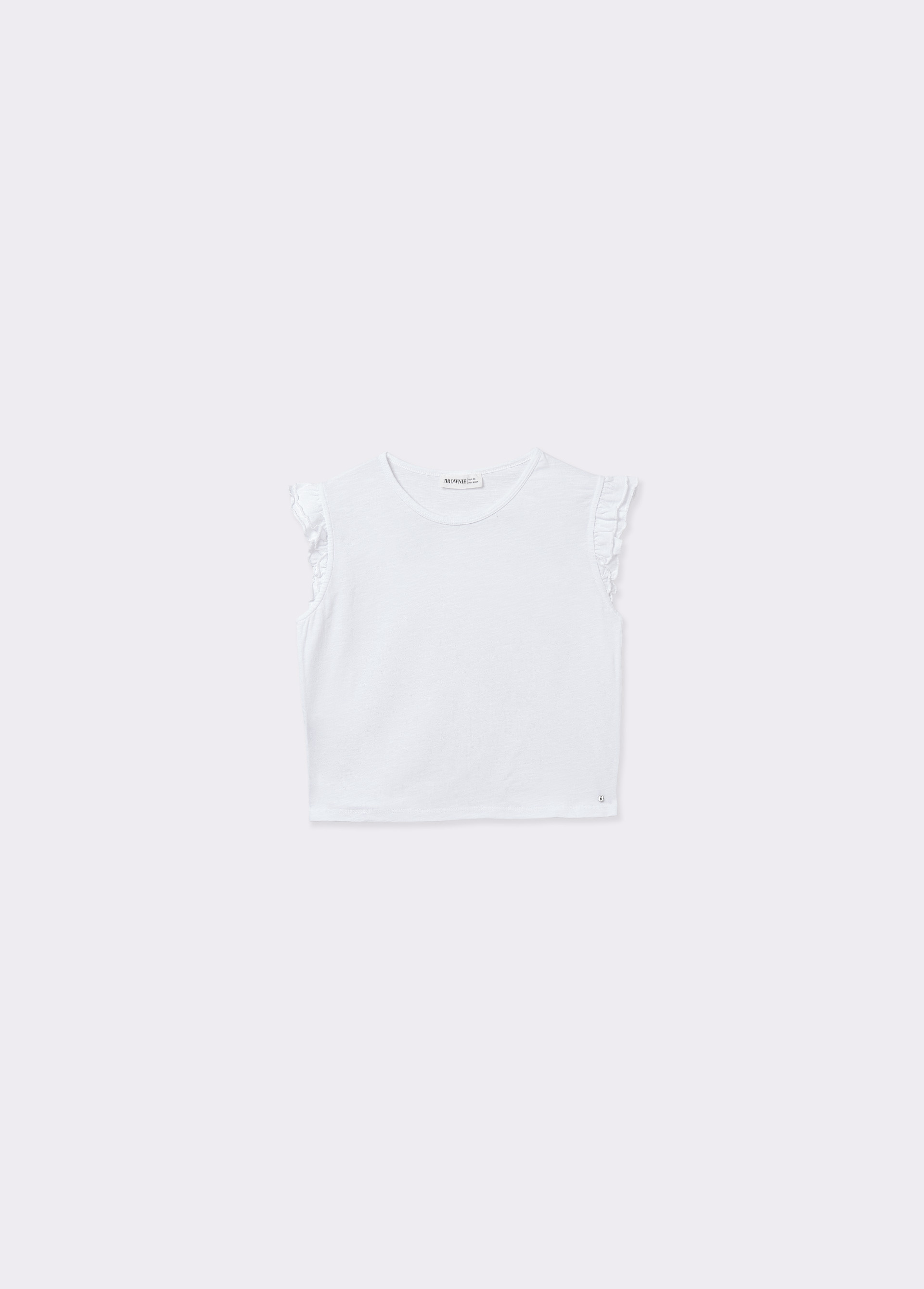 T-shirt algodão duplo folho