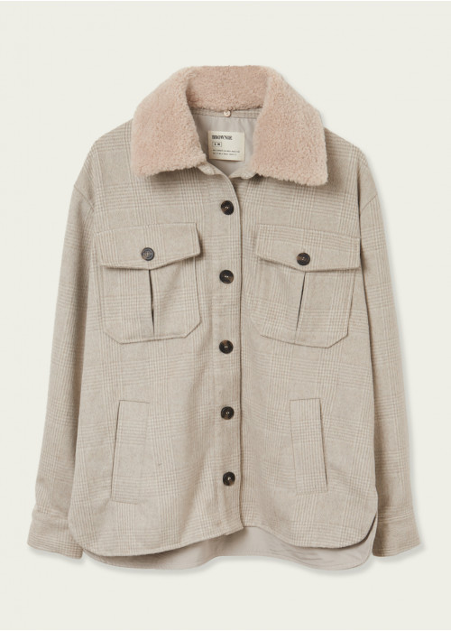 Varsha checked overshirt