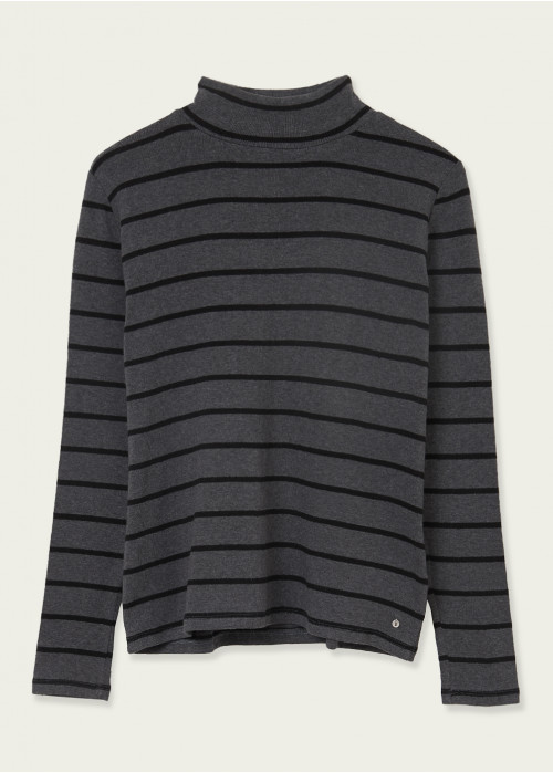 Nila perkins neck striped t-shirt