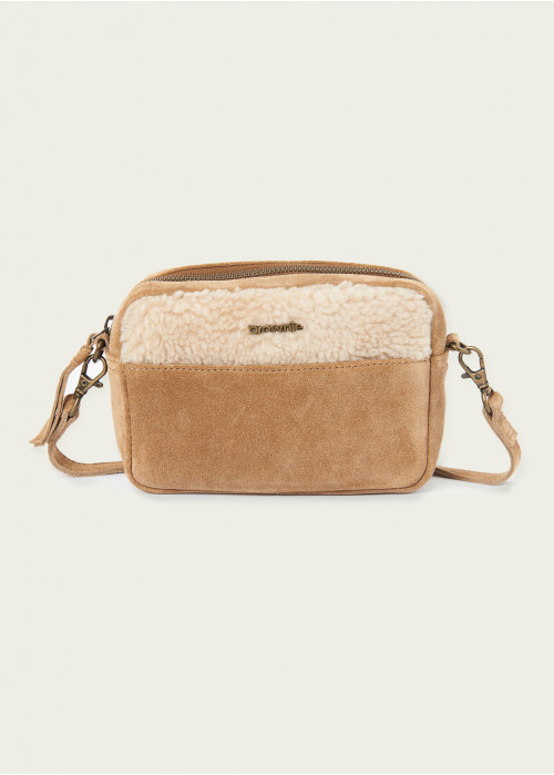 Irina square shearling bag