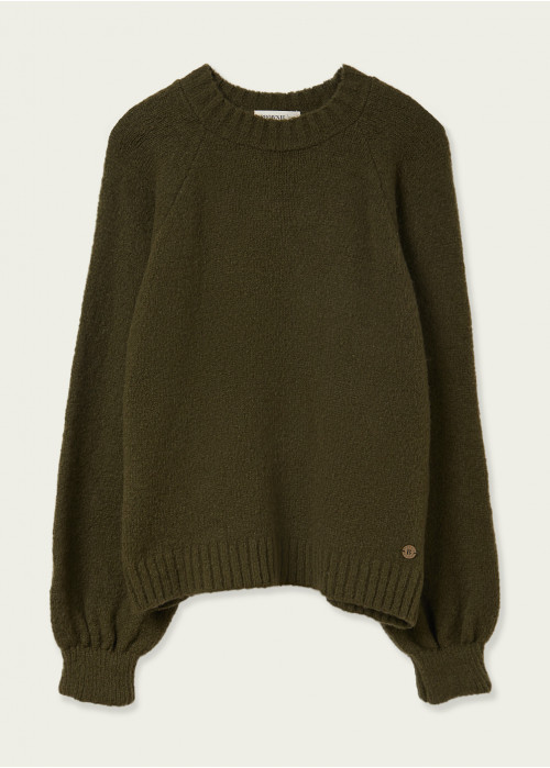 Carly plain knit round neck jumper