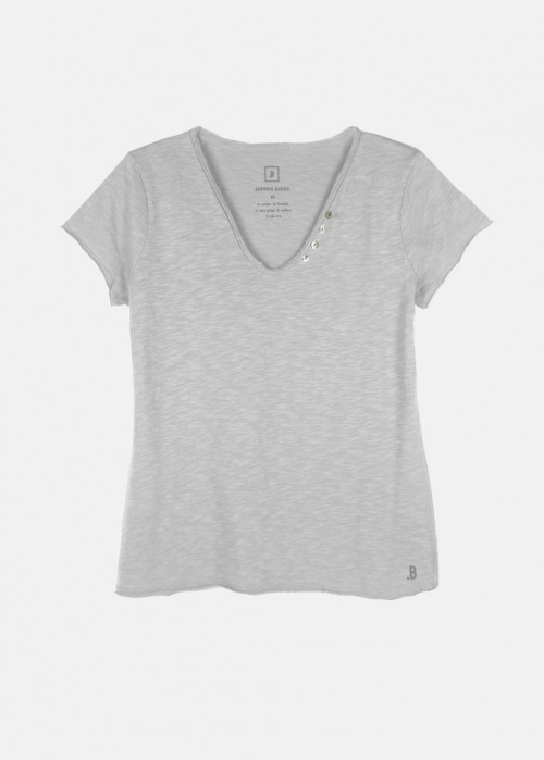 Camista blanch m/c botones blanch